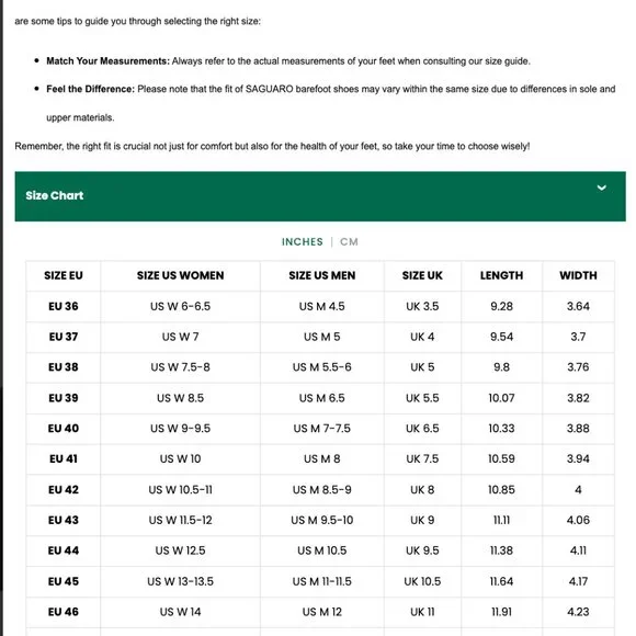 SAGUARO Luck I Barefoot Shoes. Unisex. EUR Size 40 - Picture 11 of 16